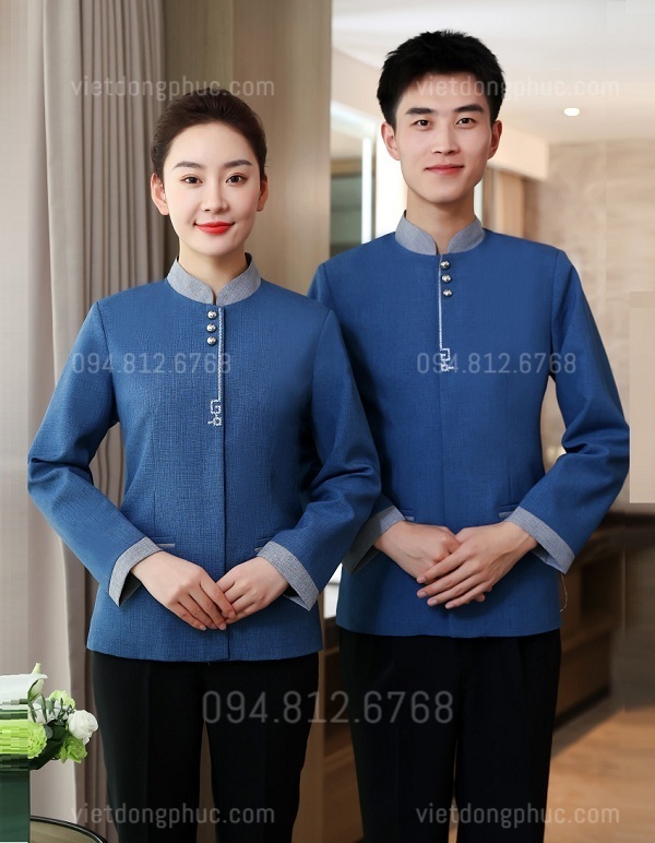 Xưởng may đồng phục buồng phòng Khách sạn thời trang, chuyên nghiệp