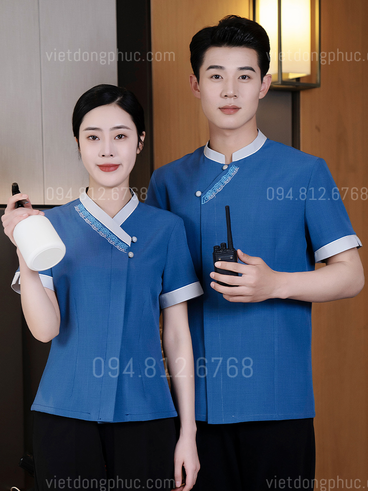 Xưởng may đồng phục buồng phòng Khách sạn thời trang, chuyên nghiệp