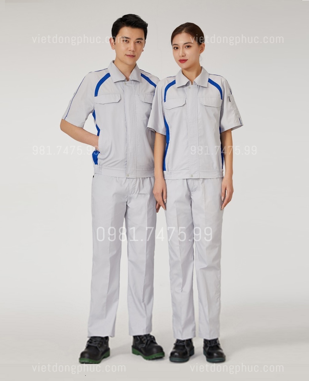 Xưởng may quần áo bảo hộ công nhân thời trang, chuyên nghiệp