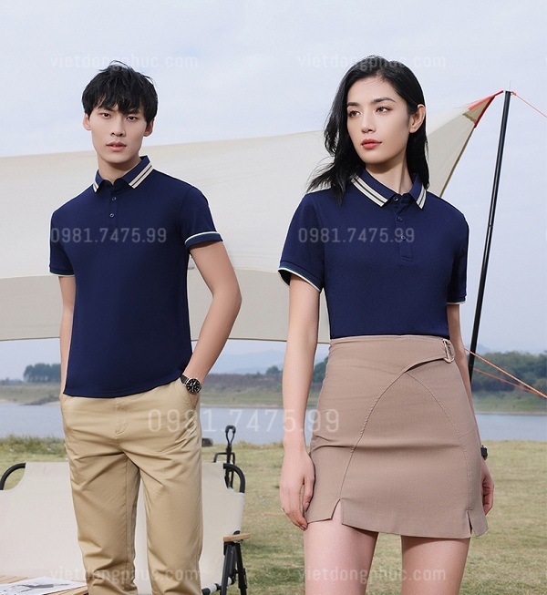 May áo thun đồng phục trẻ trung, chuyên nghiệp, giá rẻ