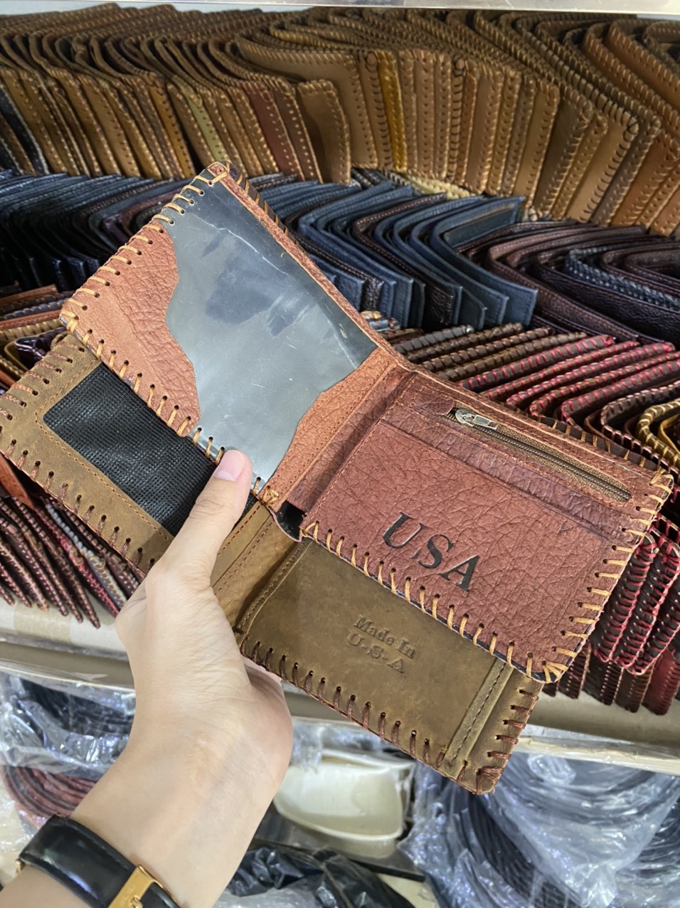 VÍ SALE 45K SALE SẬP SÀN FULL DA BÒ 100%