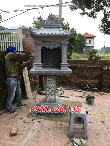 Mẫu am thờ đá đẹp bán tại vũng tàu miếu cây hương đá