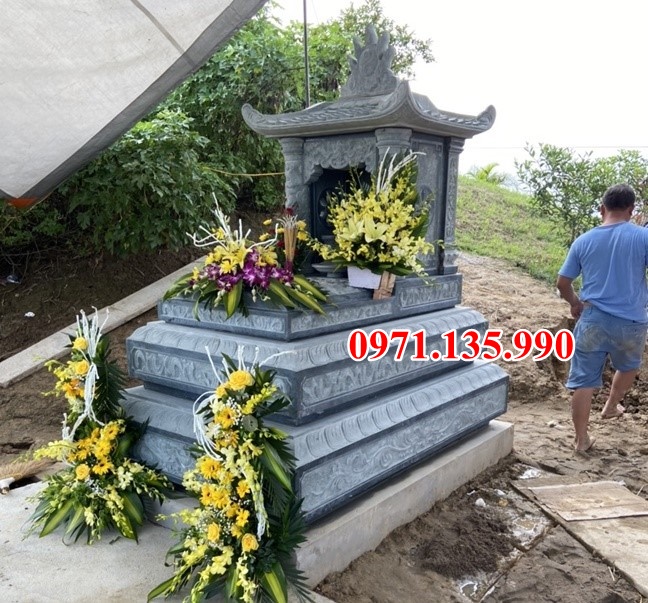 Mẫu mộ đá tự nhiên nguyên khối đẹp bán tại kiên giang để tro cốt