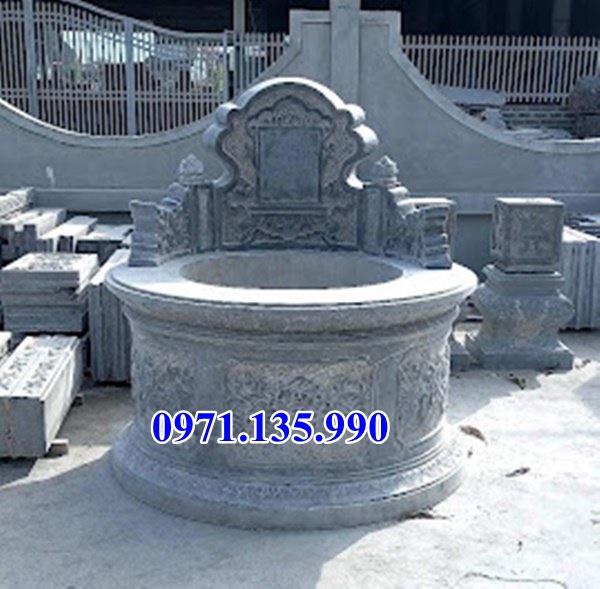 24 mẫu mộ đá tròn đẹp bán tại hoà bình lăng mộ tổ hình tròn bằng đá