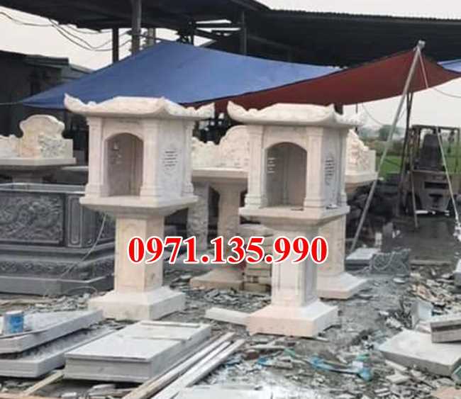 23 mẫu bàn thờ thiên đá đẹp bán tại hưng yên có mái không mái che