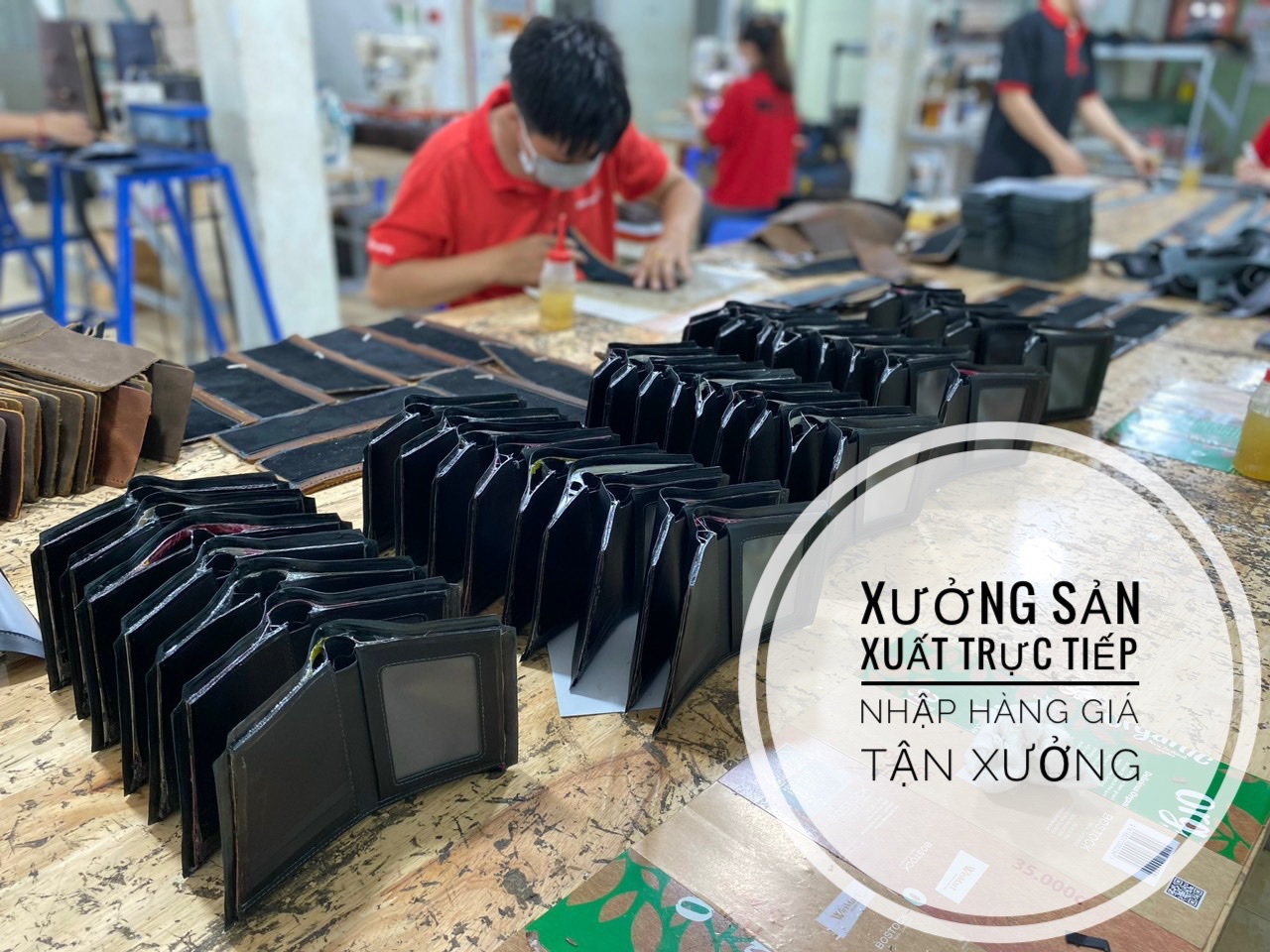 XƯỞNG SẢN XUẤT VÍ DA CÁ SẤU TUYỂN NPP TRÊN TOÀN QUỐC