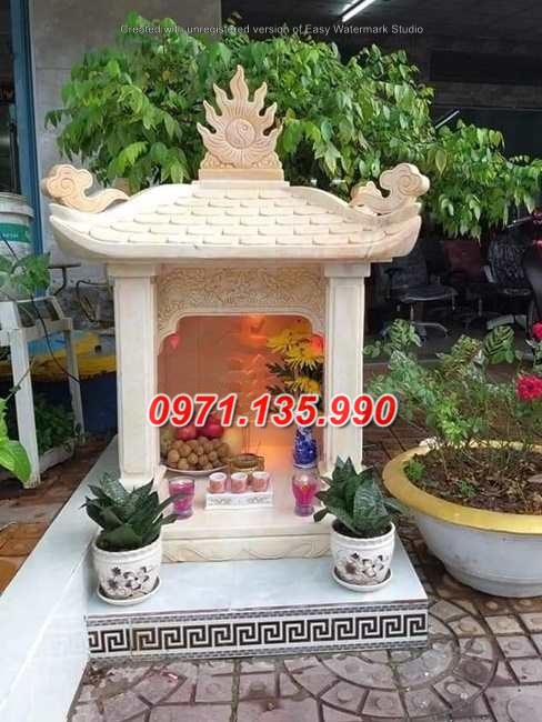 Miếu thờ đá - Mẫu miếu thờ bằng đá đơn giản đẹp bán tại Cao Bằng