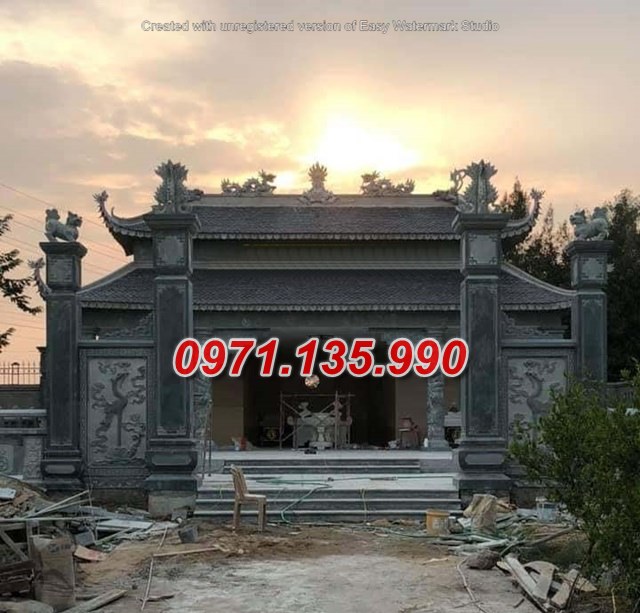 Cổng đá đẹp - Mẫu cổng bằng đá đơn giản đẹp bán tại Quảng Trị