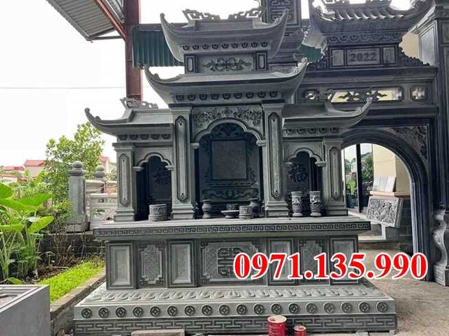 Lăng thờ đá - Mẫu củng kỳ đài thờ bằng đá đơn giản đẹp bán Bắc Ninh