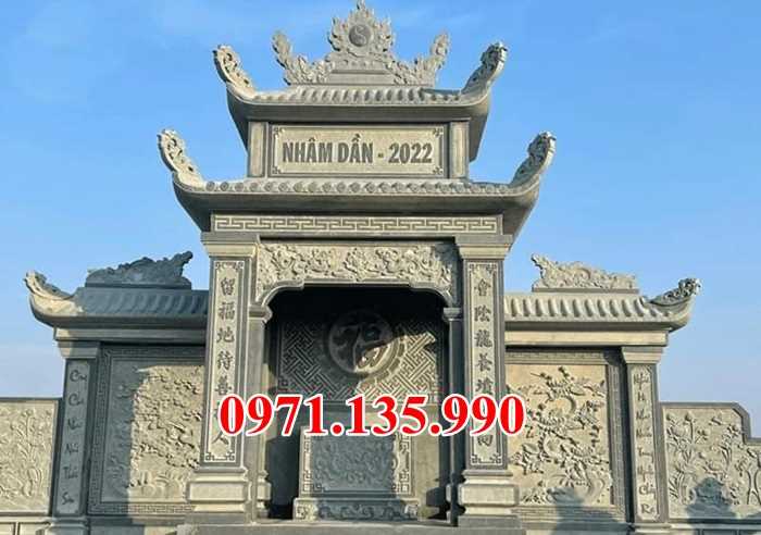 Lăng thờ đá - Mẫu củng kỳ đài thờ bằng đá đơn giản đẹp bán Bắc Ninh