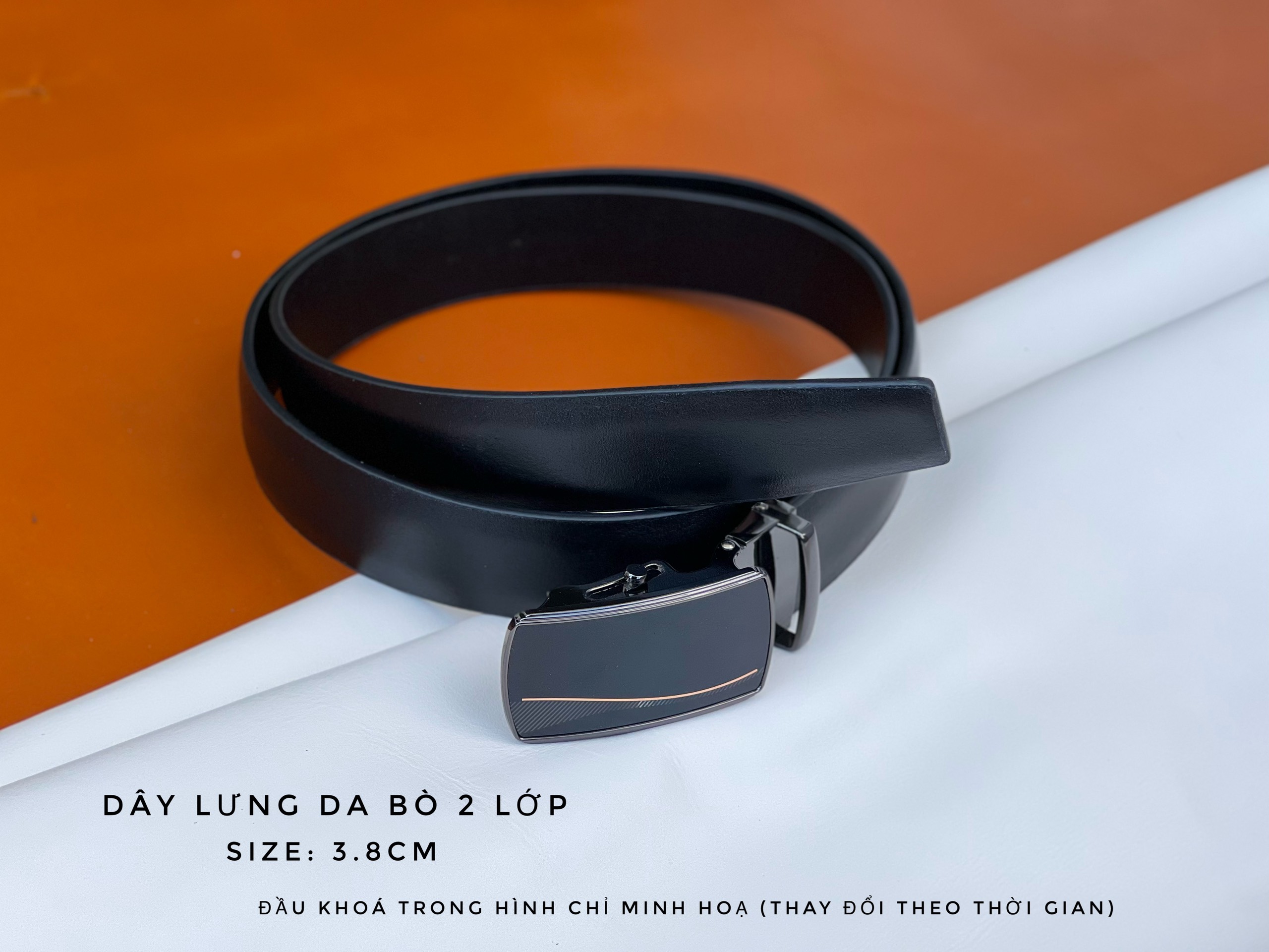 Thắt lưng Da bò 2 lớp mặt Nappa - giá sỉ tại xưởng