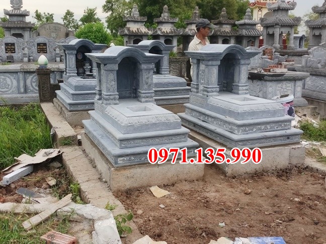 Mộ bằng đá - Mẫu mộ bằng đá xanh cẩm thạch đẹp bán tại Bình Định