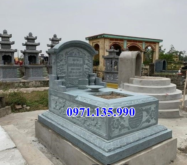 Mộ đá ông bà - Mẫu mộ bố mẹ bằng đá đẹp bán tại Bình Định