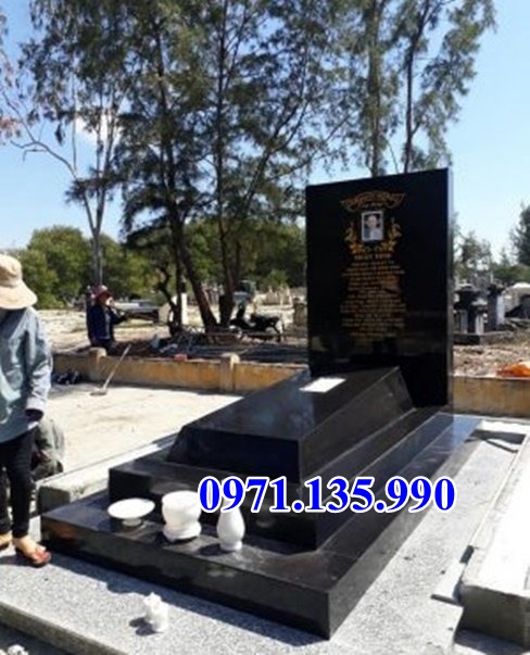 Mộ đá hoa cương - Mẫu mộ bằng đá Granite đẹp bán tại Bình Định