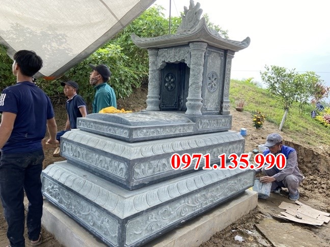 Mộ bằng đá - Mẫu mộ bằng đá xanh cẩm thạch đẹp bán Vũng Tàu
