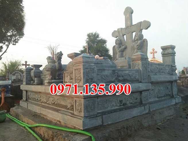 Lăng mộ đạo - Mẫu mộ công giáo bằng đá để tro cốt đẹp bán Vĩnh Long