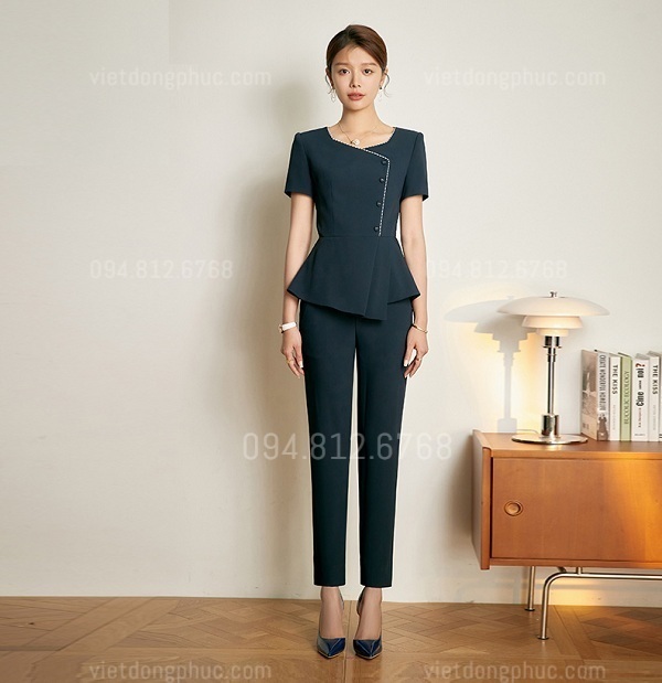 May đồng phục lễ tân Khách sạn thời trang, chuyên nghiệp