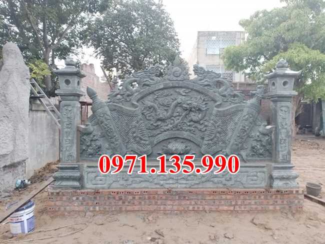 Cuốn thư lăng mộ đá - Mẫu cuốn thư bằng đá đơn giản đẹp bán Cao Bằng