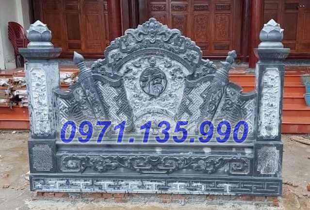 Cuốn thư lăng mộ đá - Mẫu cuốn thư bằng đá đơn giản đẹp bán Bắc Giang