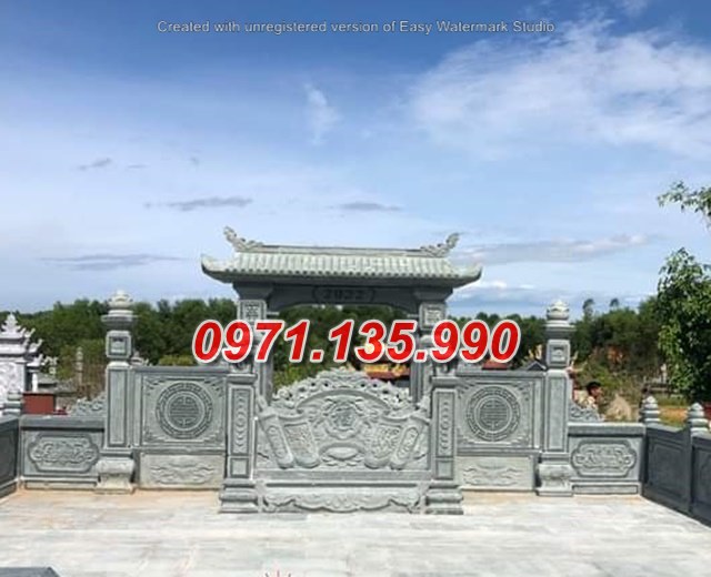 Cuốn thư lăng mộ đá - Mẫu cuốn thư bằng đá đơn giản đẹp bán Bắc Giang