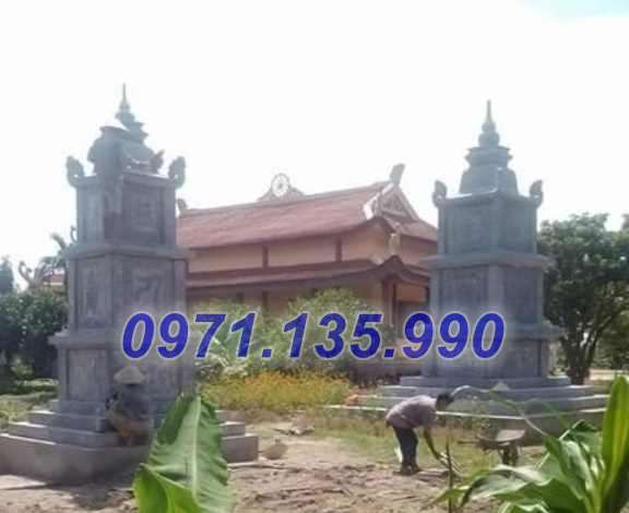 Mộ tháp đá phật giáo - Mẫu mộ tháp bằng đá xanh đẹp bán Quảng Nam