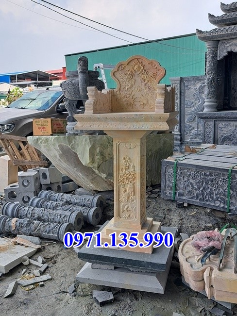 Bàn thờ thiên đá - Mẫu bàn thờ thiên bằng đá xanh bán Tuyên Quang