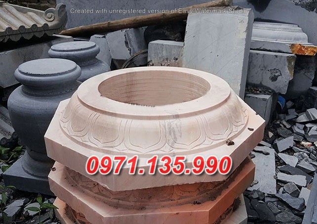 Chân tảng đá - Mẫu chân tảng bằng đá kê cột nhà đẹp bán Vũng Tàu