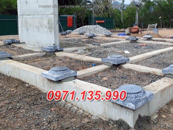 Chân tảng đá - Mẫu chân tảng bằng đá kê cột nhà đẹp bán Vũng Tàu