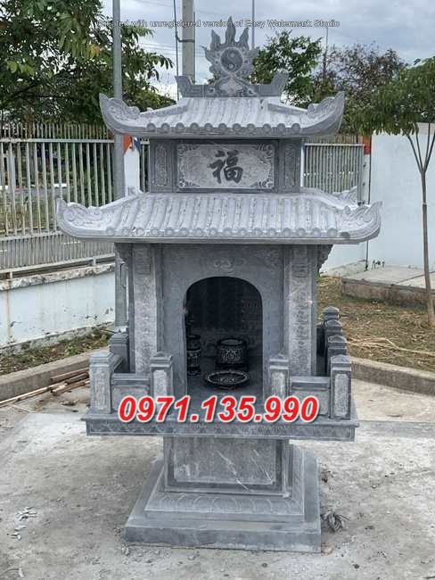 Miếu thờ đá - Mẫu miếu thờ sơn thần linh bằng đá đẹp bán Sơn La