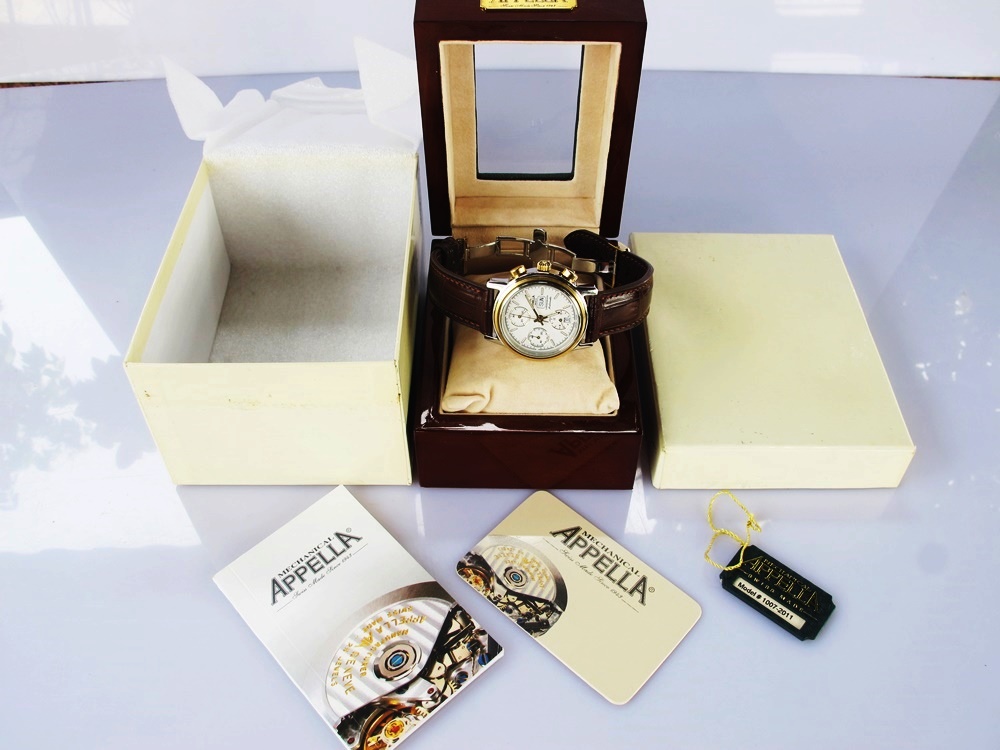 ĐH Nam Appella Limited Automatic - 6 Kim Chronograph / Size 38 Fullbox