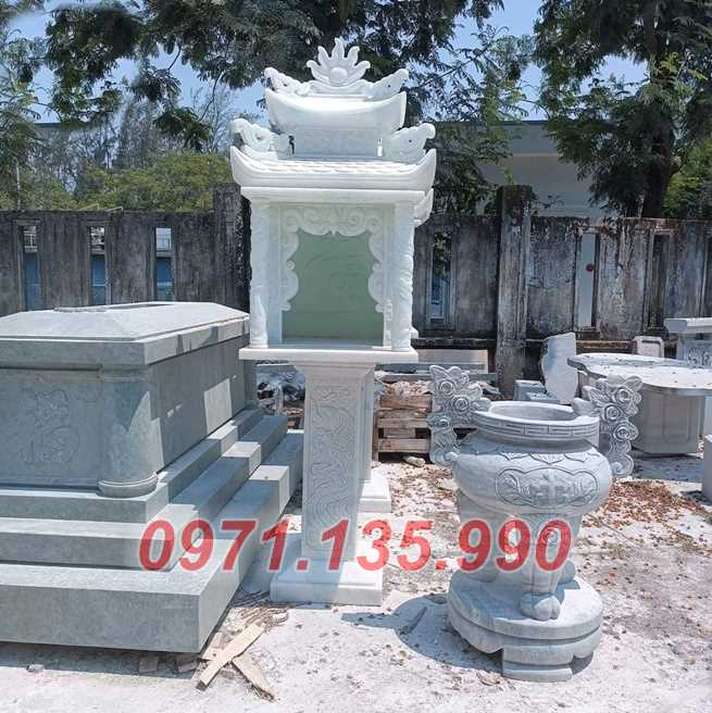 59 mẫu bàn thờ thiên - Mẫu bàn thờ thiên bằng đá xanh bán Sài Gòn