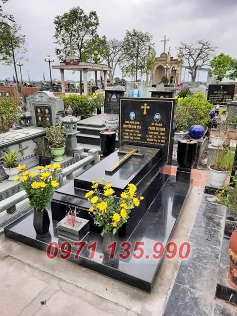 24 Mẫu mộ đá tự nhiên - Mộ bằng đá nguyên khối đẹp bán Tây Ninh