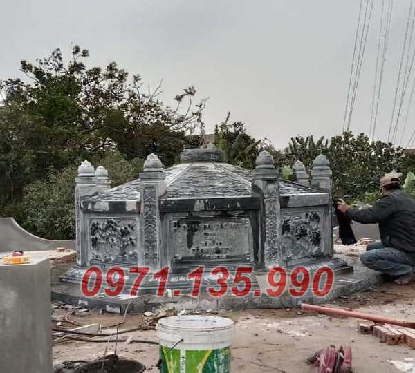 24 Mẫu mộ đá tự nhiên - Mộ bằng đá nguyên khối đẹp bán Tây Ninh