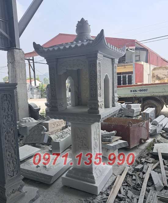 Giá cây hương đá - Kích thước miếu thờ bằng đá đẹp bán Vĩnh Long