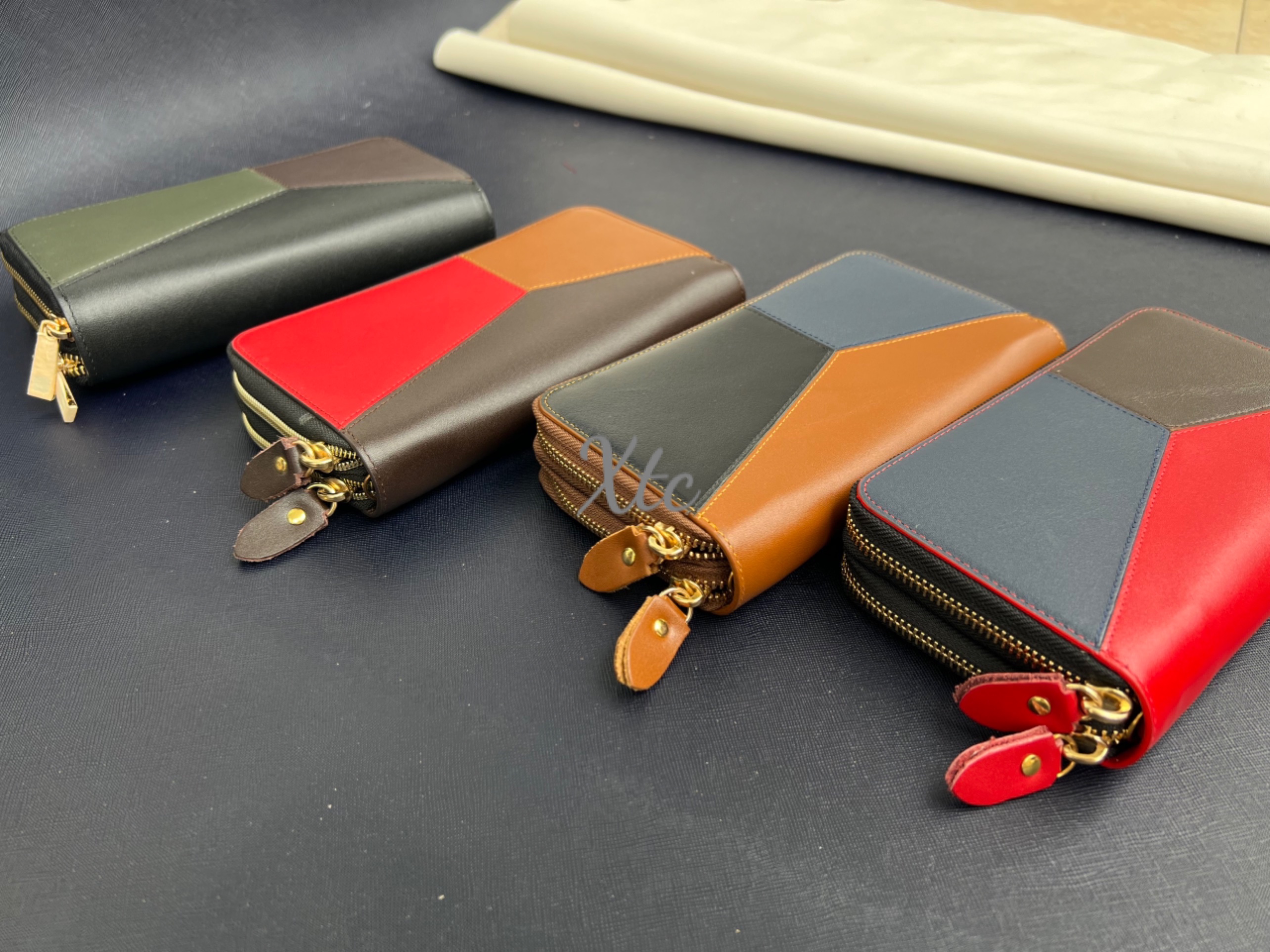 Clutch 2 khóa phối màu - giá sỉ tại xưởng