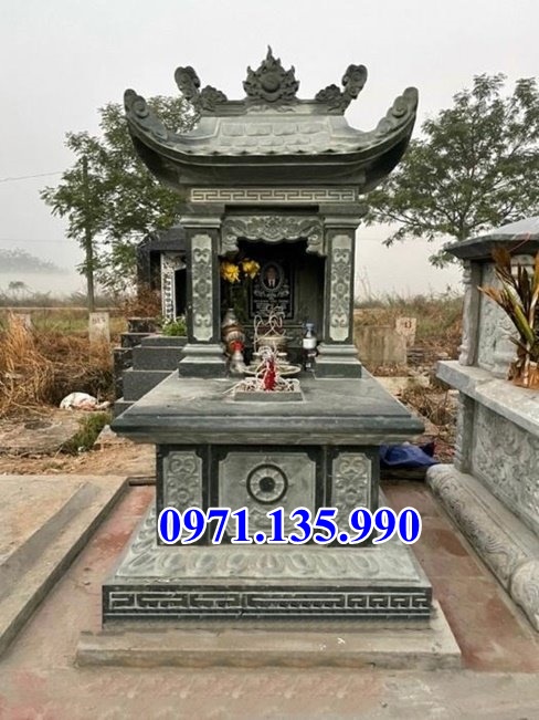 26 Mộ đá song thân - Mẫu mộ phu thê ông bà bố mẹ bằng đá bán Đắk Lắk