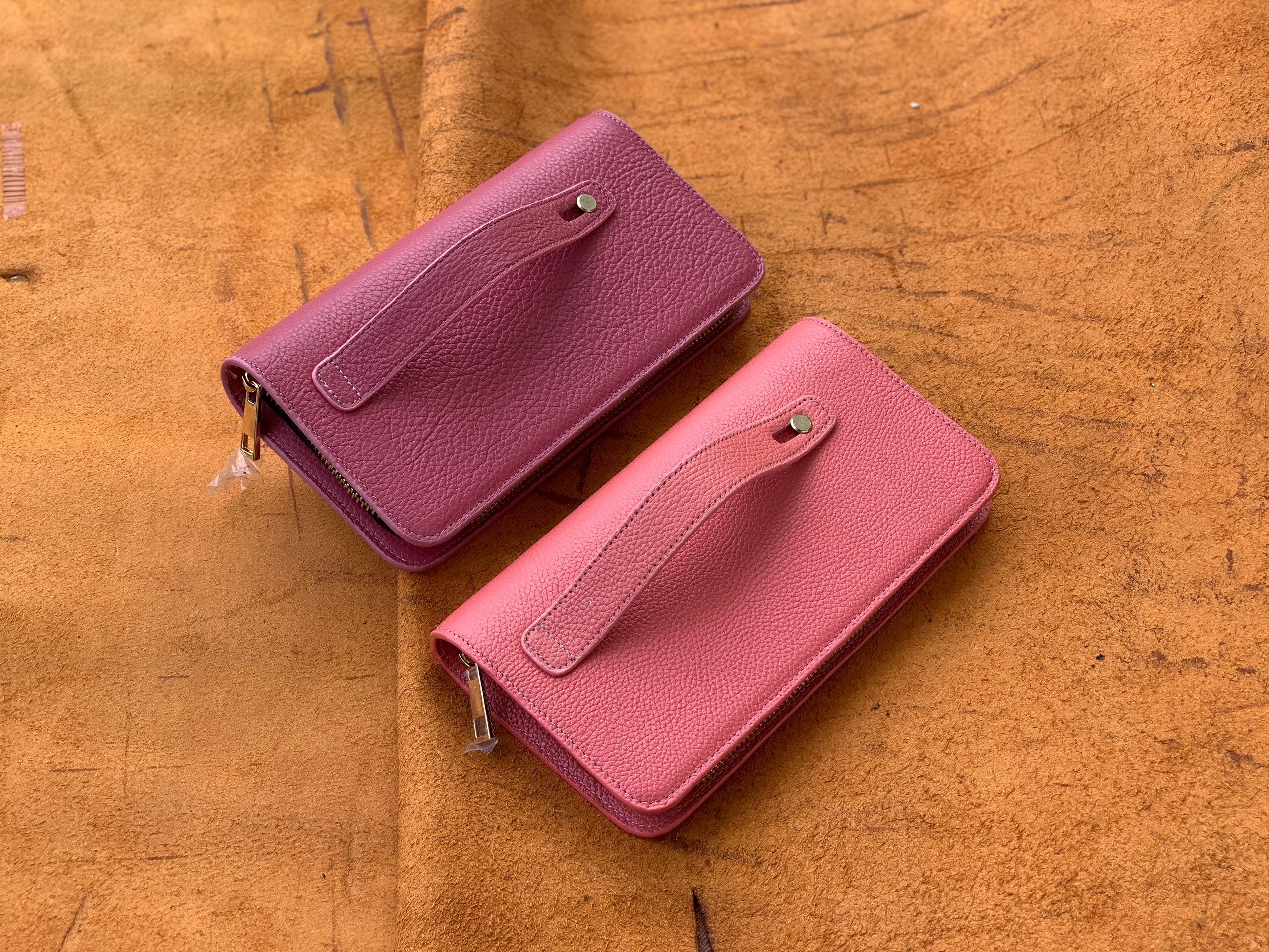 Xưởng sản xuất ví da HCM - Clutch Nappa 1 khóa
