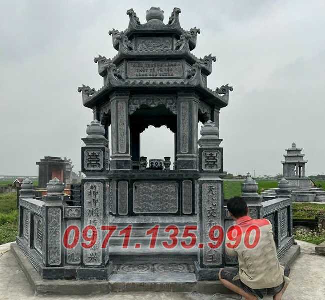 Mộ tháp chùa - Mẫu mộ tháp bằng đá cẩm thạch đẹp bán Vĩnh Long