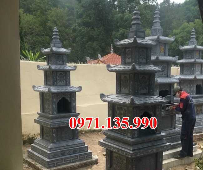 Mộ tháp chùa - Mẫu mộ tháp bằng đá cẩm thạch đẹp bán Vĩnh Long