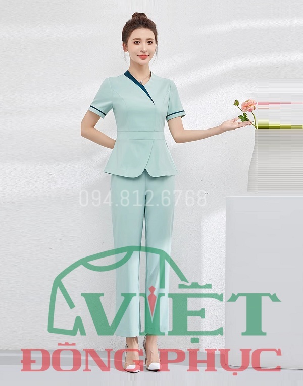 May đồng phục spa đẹp, chuẩn mẫu mã và màu sắc