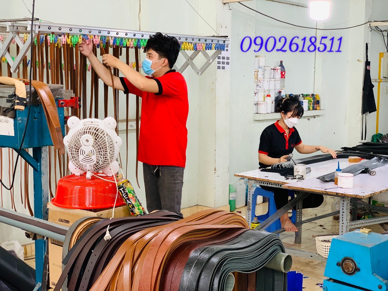 Xưởng sản xuất đồ da XTC - thắt lưng da bò 2 lớp