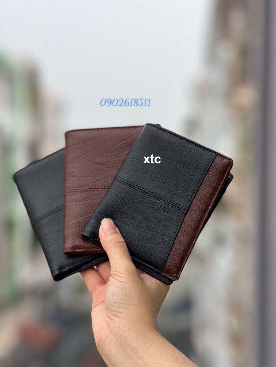 Ví SAGO thời trang , Hàng da bò thật cao cấp