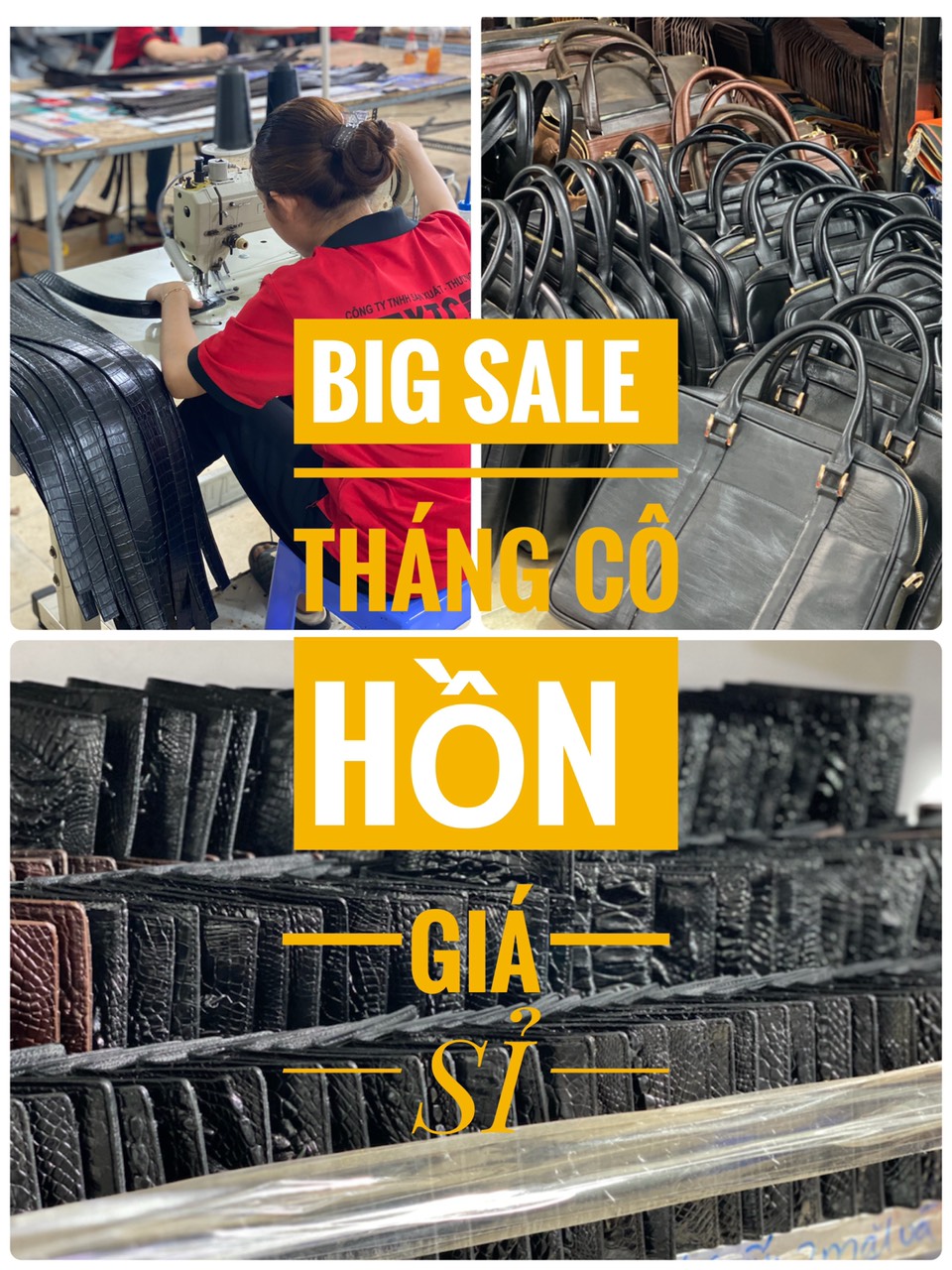Ưu đãi mua 1 tặng 2 tại Xưởng Ví Trường Chinh