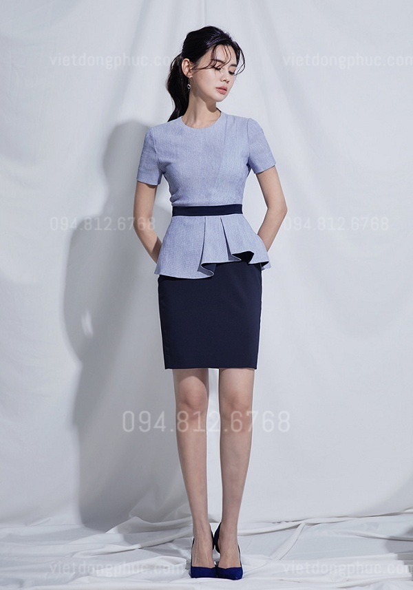 May đồng phục lễ tân thời trang, chuyên nghiệp, nhiều mẫu mới