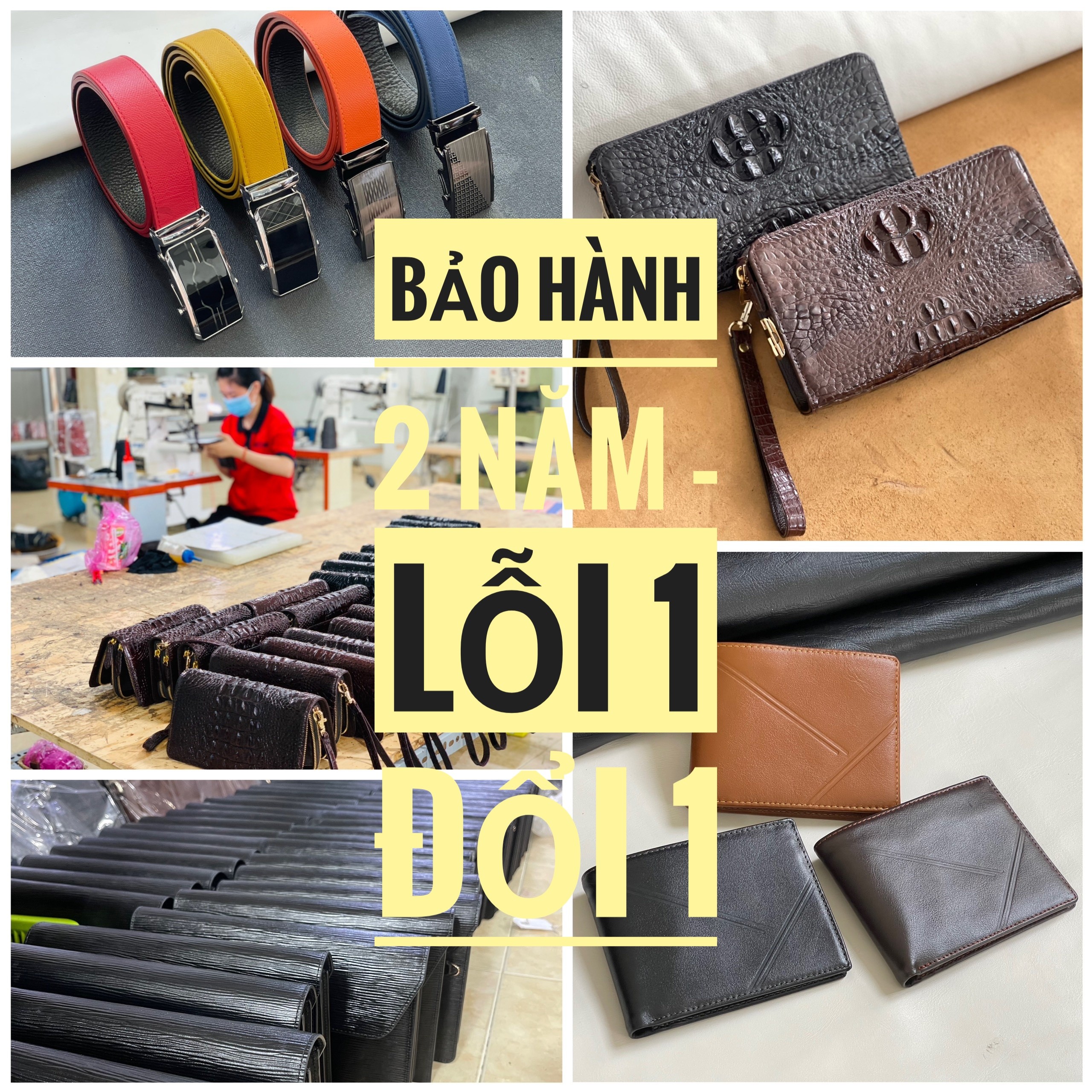 Xưởng sản xuất đồ da thật không qua trung gian