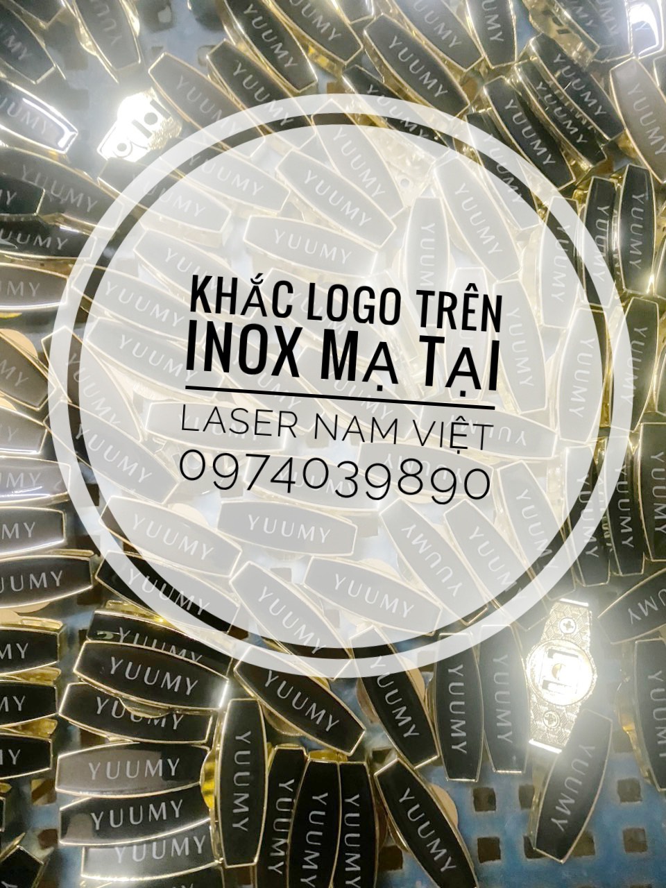 Xưởng Sản Xuất Tem Nhãn Logo Kim Loại Ngành Thời Trang