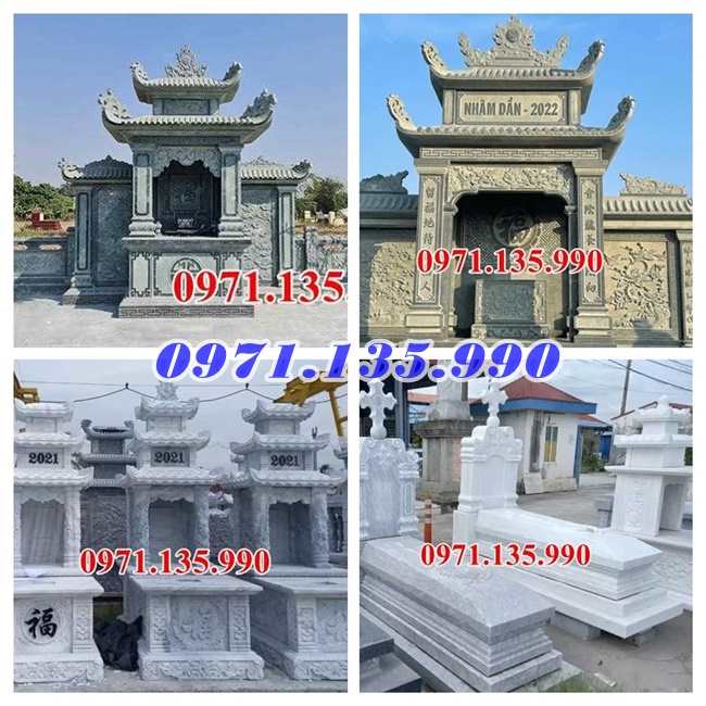 Sài Gòn Nhà mồ đá đẹp - Mẫu nhà mồ bằng đá xanh đẹp bán TP HCM