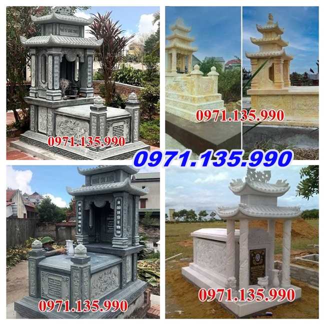 Nhà mồ đá đẹp - Mẫu nhà mồ bằng đá xanh đẹp bán Bình Phước