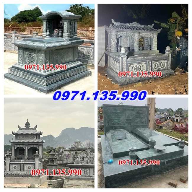 Nhà mồ đá đẹp - Mẫu nhà mồ bằng đá xanh đẹp bán Bình Phước