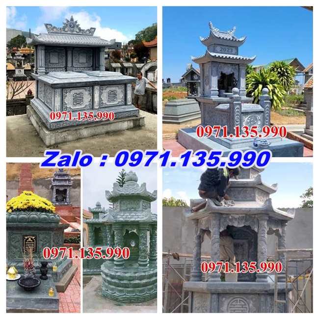 Nhà mồ đá đẹp - Mẫu nhà mồ bằng đá xanh đẹp bán Bình Phước